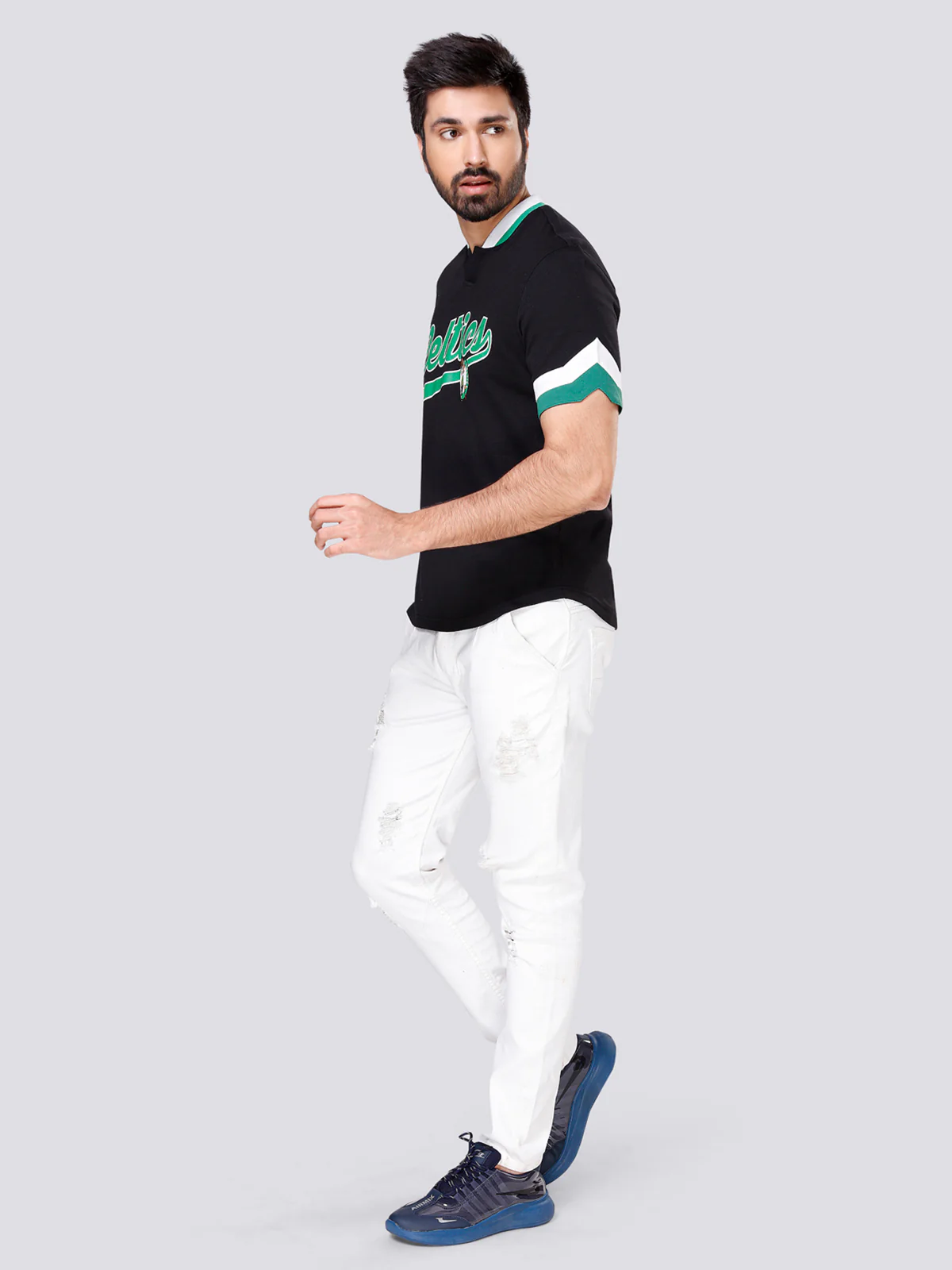 Boston Celtics Bomber Henley - Image 3