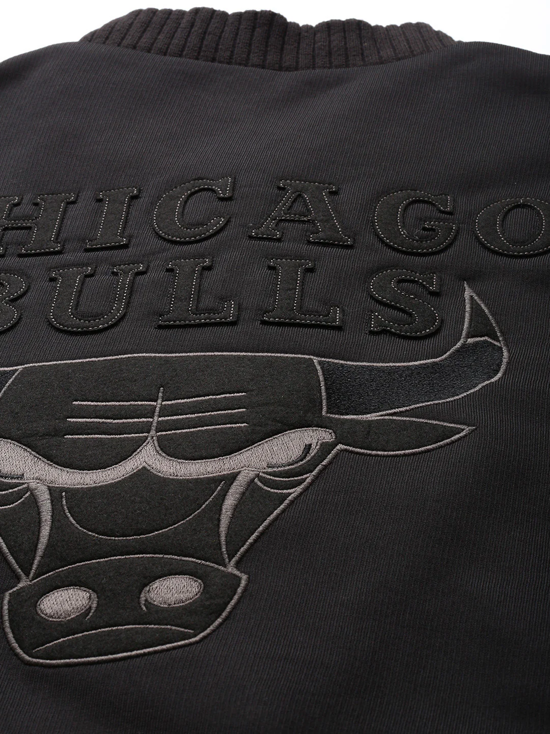 Chicago Bulls Black Varsity Jacket - Image 9