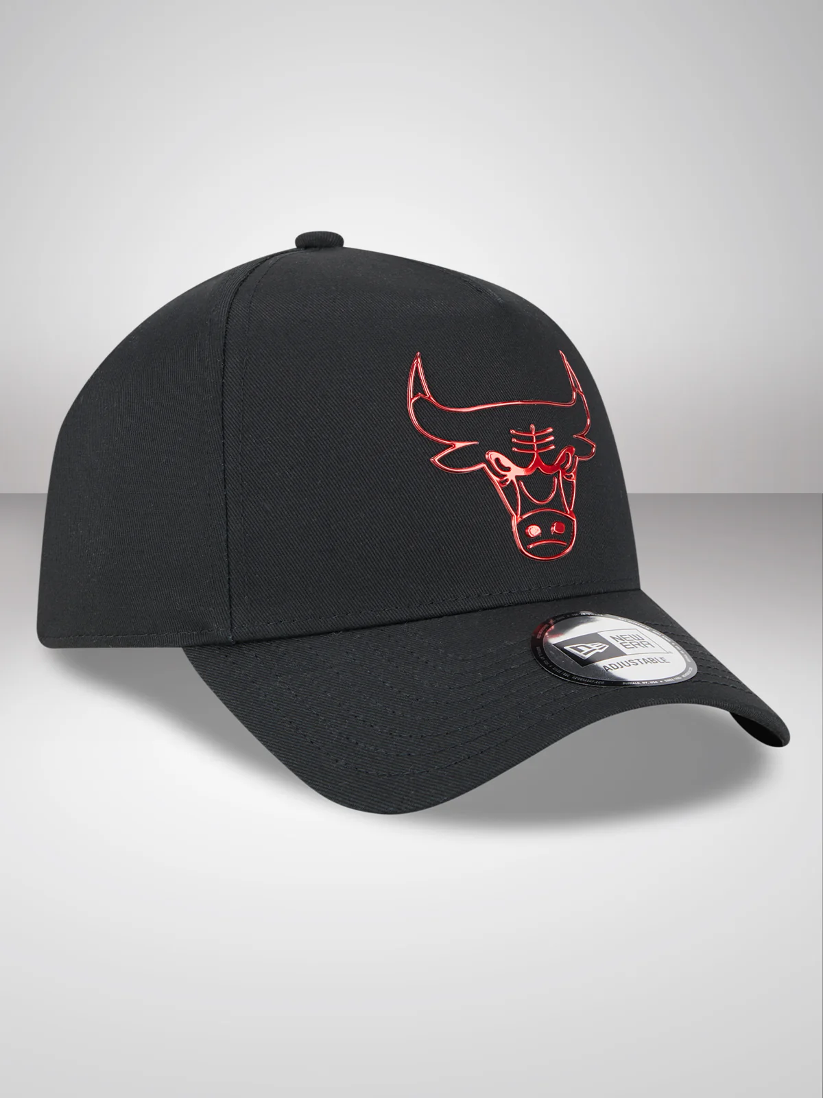 Chicago Bulls Foil Pack Black A-Frame Trucker Cap - Image 2