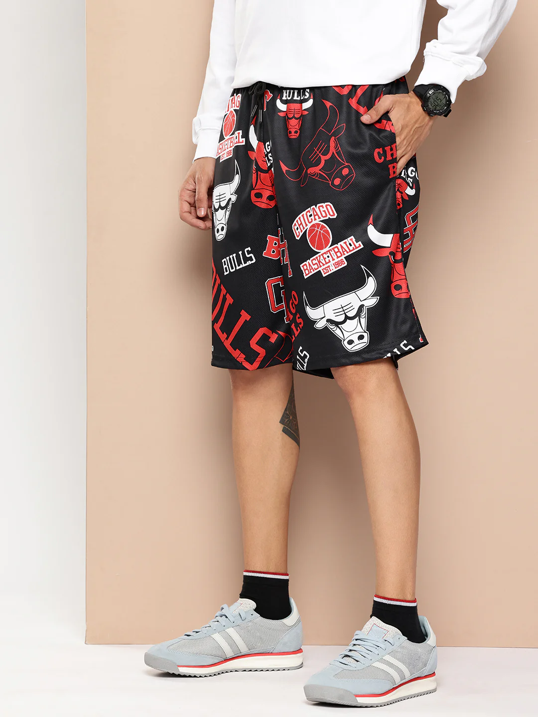 Chicago Bulls: Logo Mash Basketball Shorts - Image 5