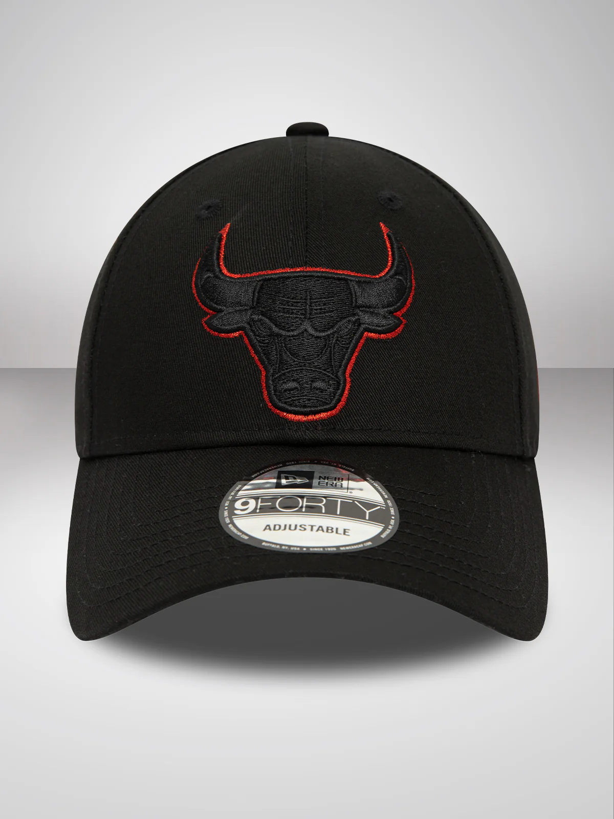 Chicago Bulls Metallic Outline Black 9FORTY Adjustable Cap - Image 3