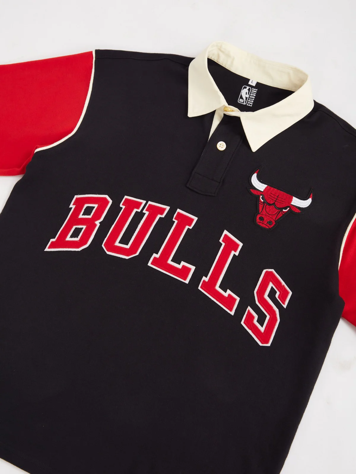 Chicago Bulls Typography Oversized Polo - Image 3