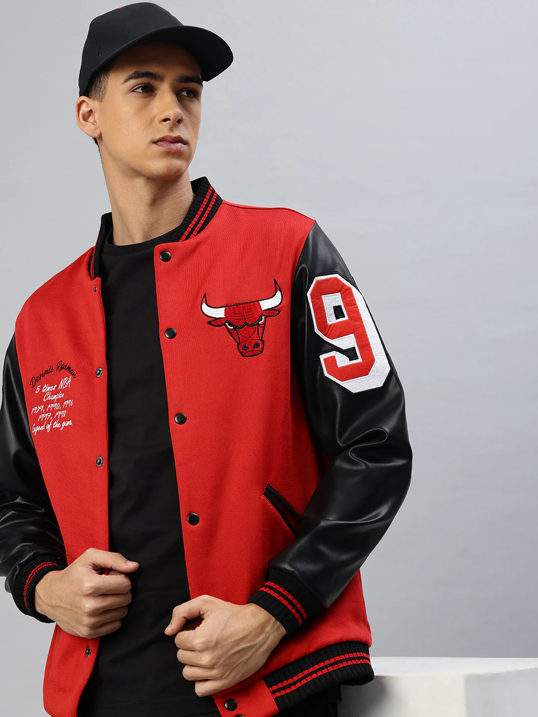 Dennis Rodman Varsity Jacket - Image 7