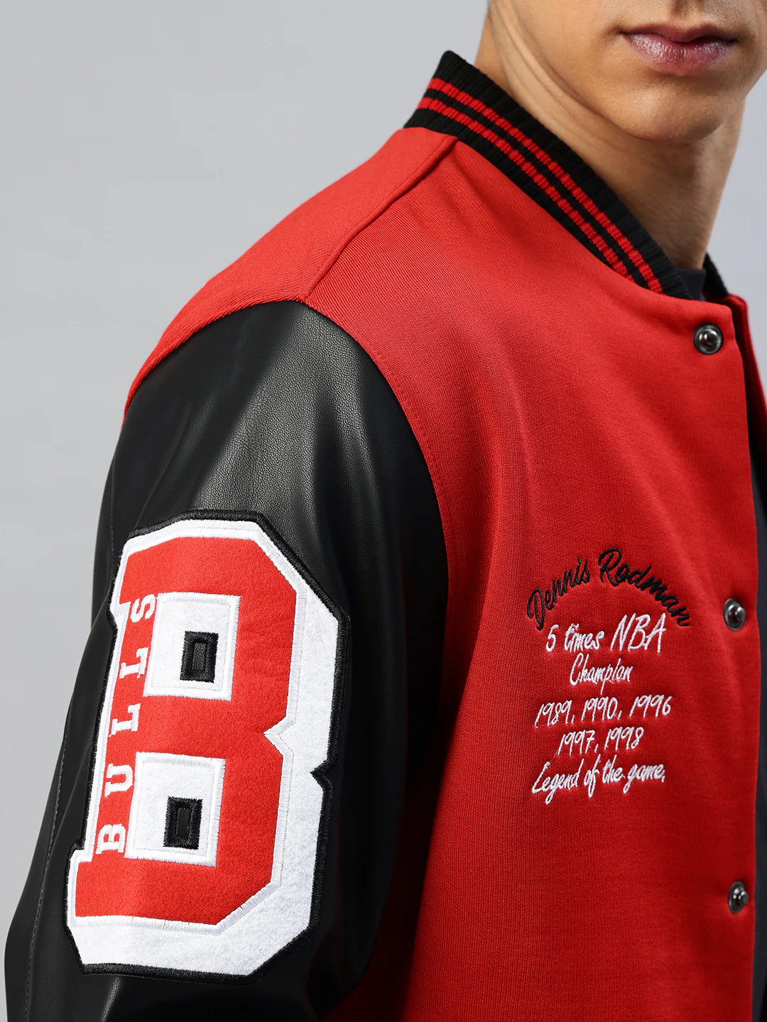 Dennis Rodman Varsity Jacket - Image 8