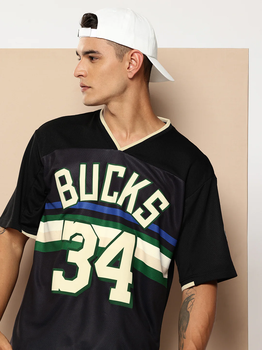 Giannis Vintage Football Oversized T-Shirt