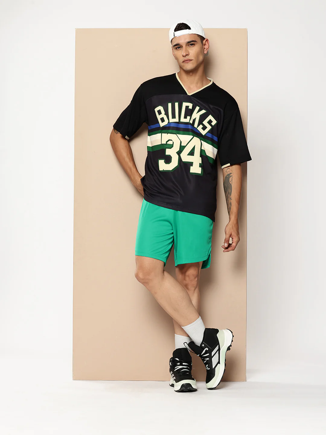 Giannis Vintage Football Oversized T-Shirt - Image 6