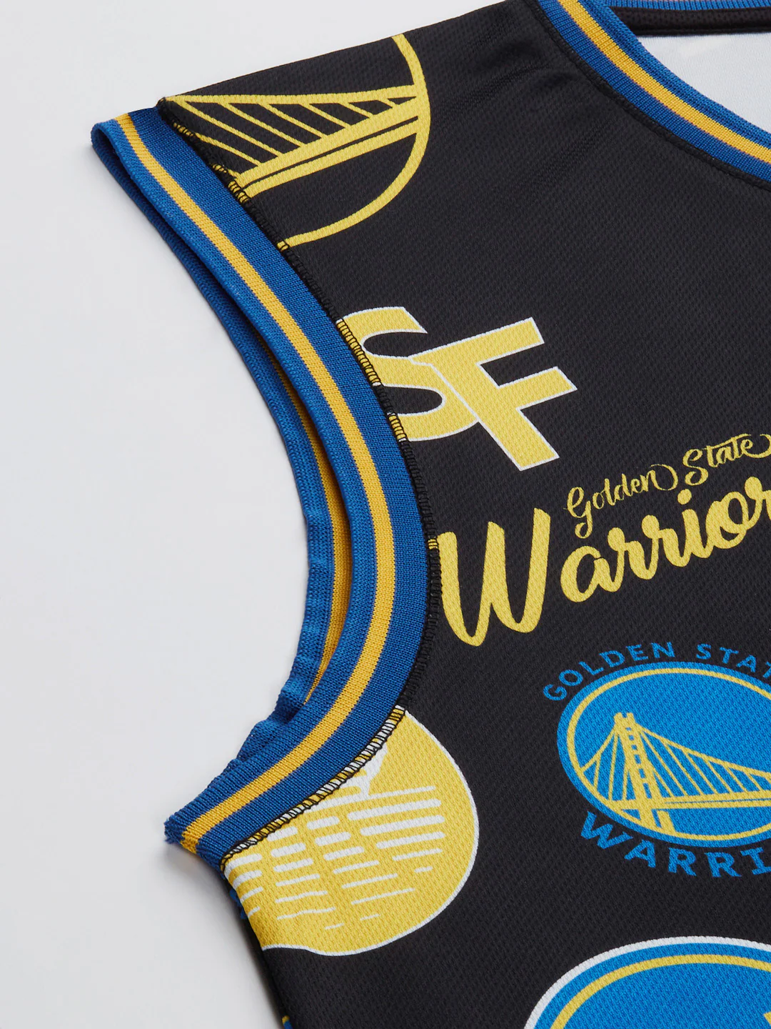 Golden State Warriors: Logo Mash Sleeveless Jersey - Image 3