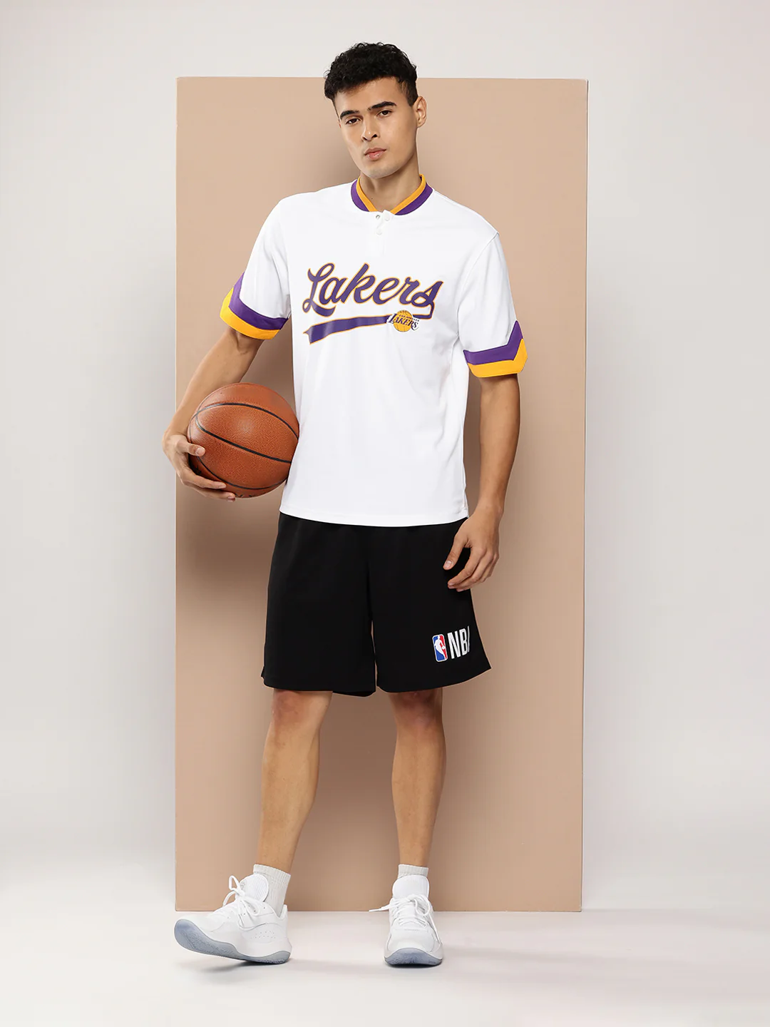 Los Angeles Lakers Bomber Henley - Image 5
