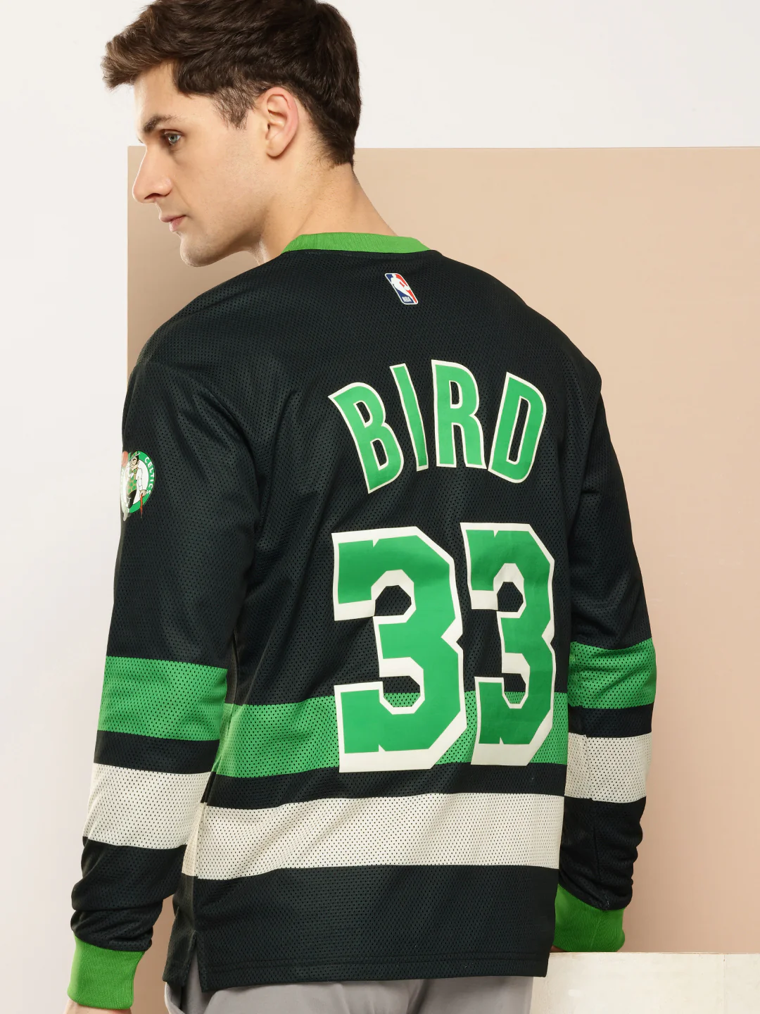 Larry Bird Mesh Full Sleeve T-Shirt - Image 2