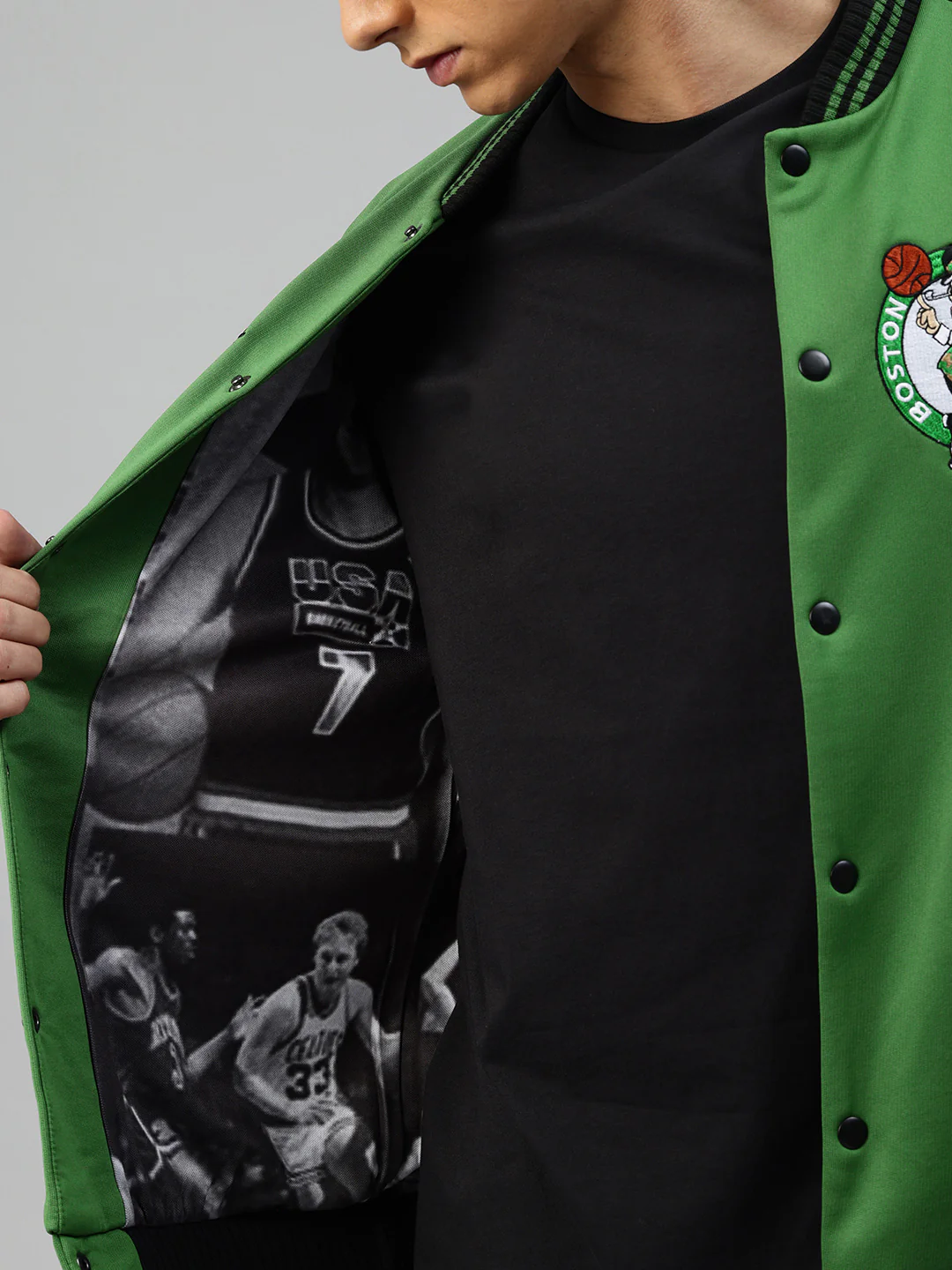 Larry Bird Varsity Jacket - Image 5