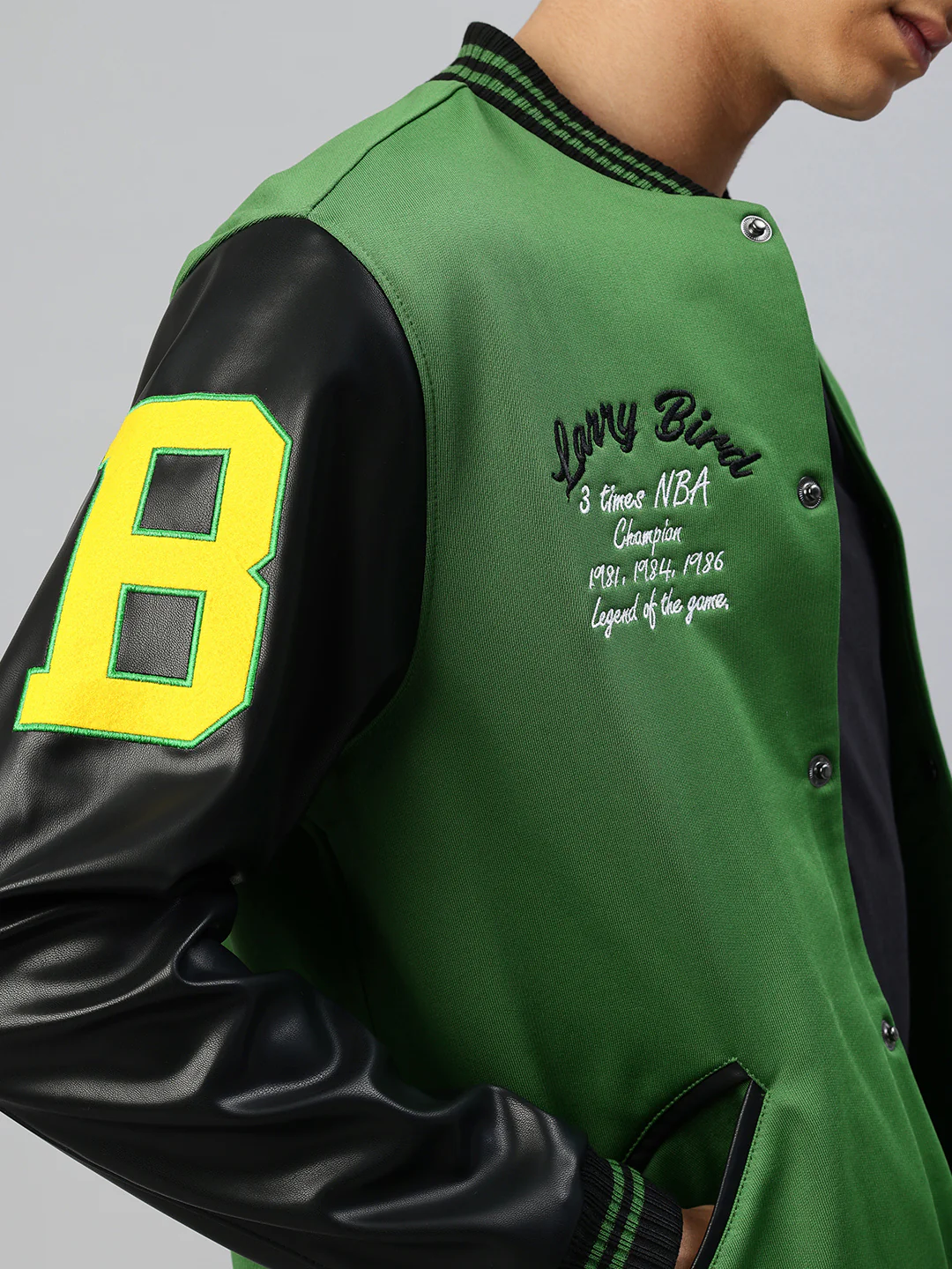 Larry Bird Varsity Jacket - Image 7