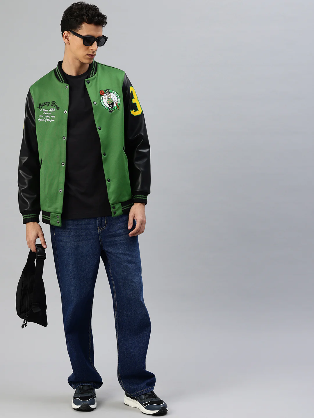 Larry Bird Varsity Jacket - Image 9
