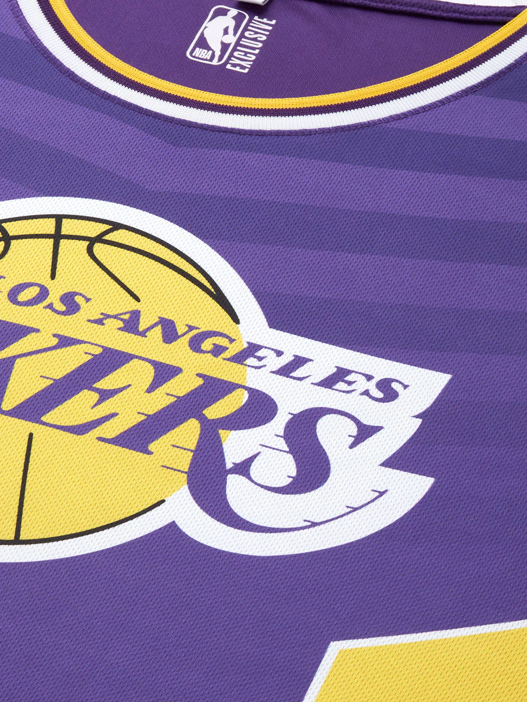 Los Angeles Lakers: Athletic Sleeveless Jersey - Purple - Image 2