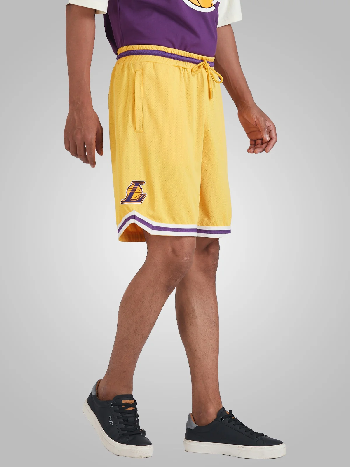 Los Angeles Lakers Basketball Performance Shorts - Image 3