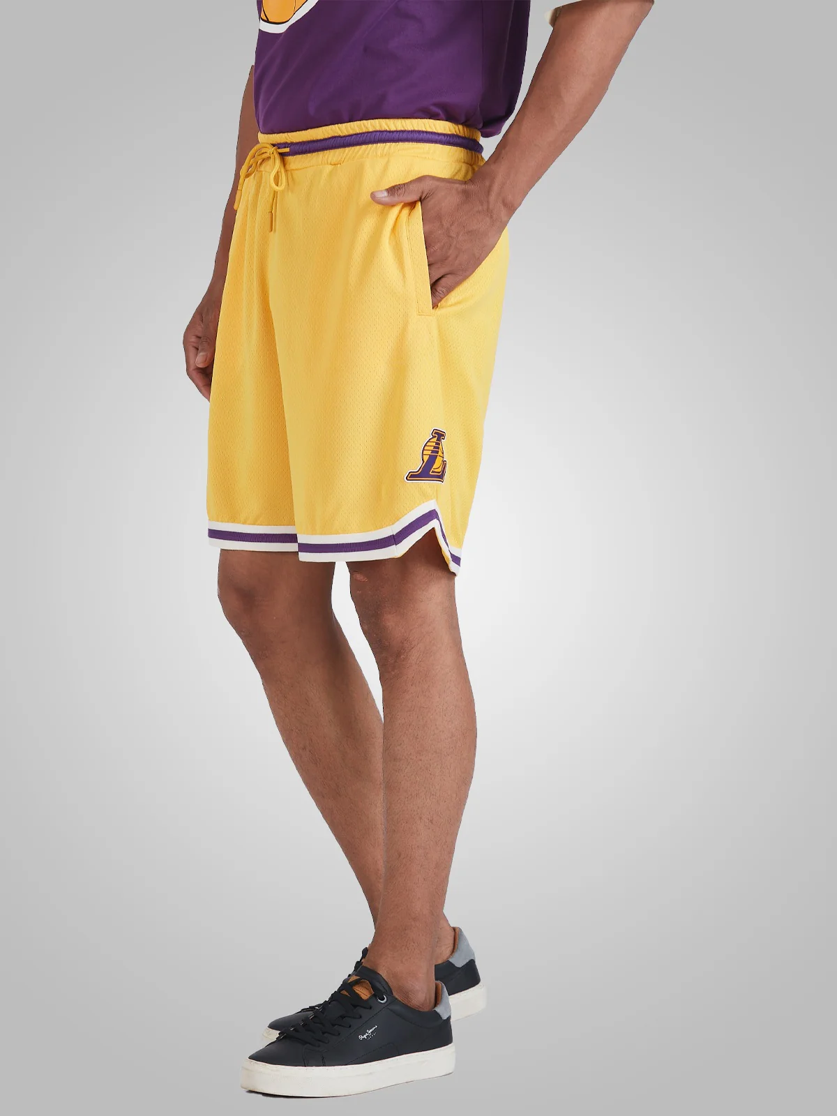 Los Angeles Lakers Basketball Performance Shorts - Image 4