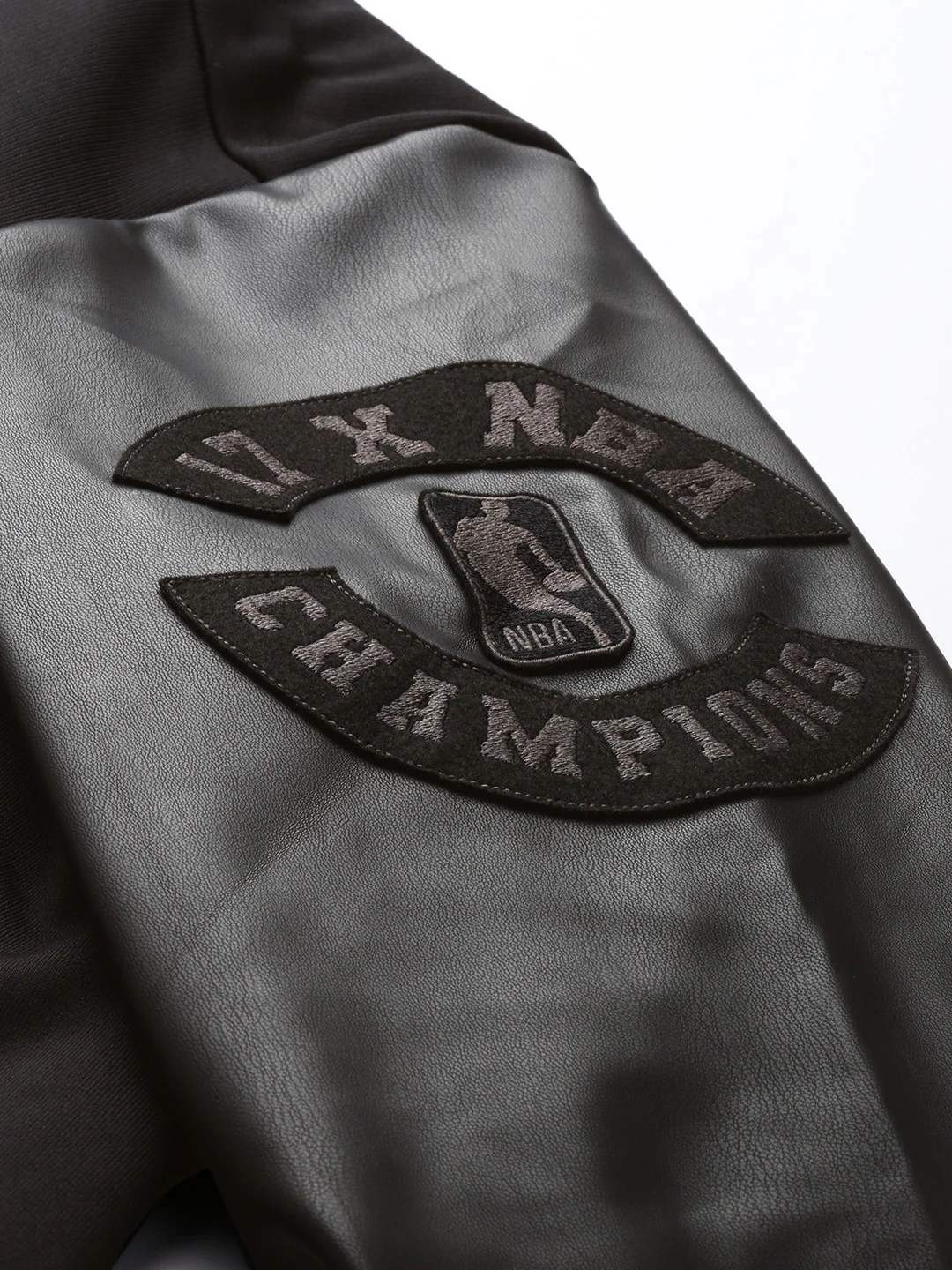 Los Angeles Lakers Black Varsity Jacket - Image 9