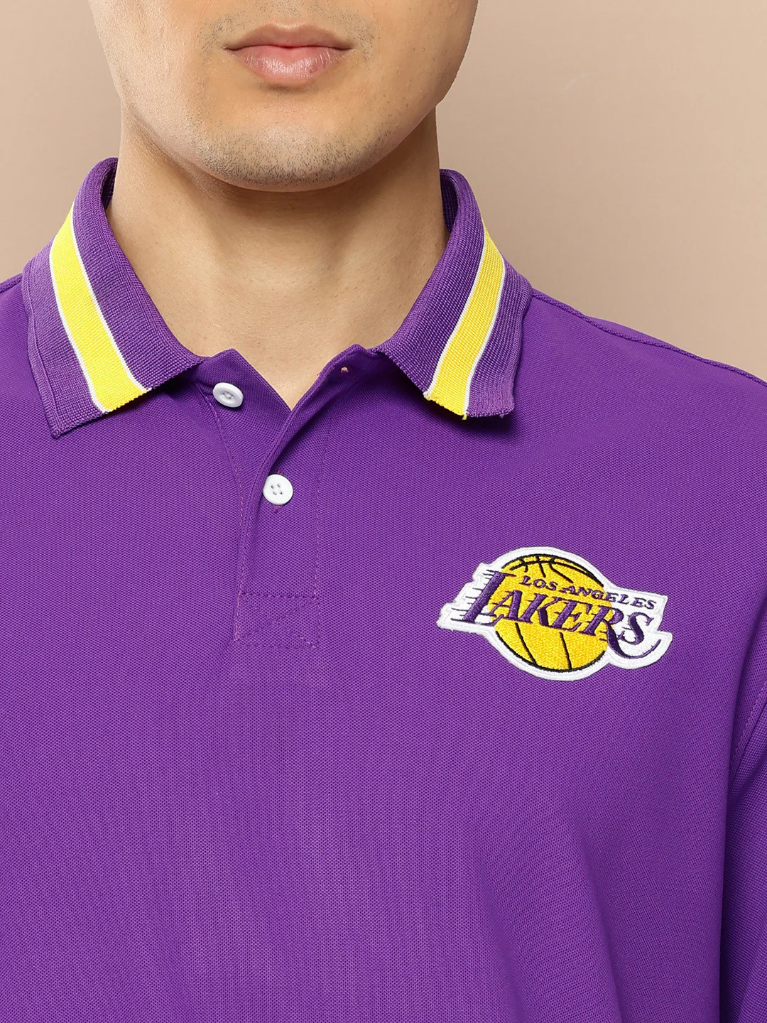 Los Angeles Lakers: Classic Polo Purple - Image 2