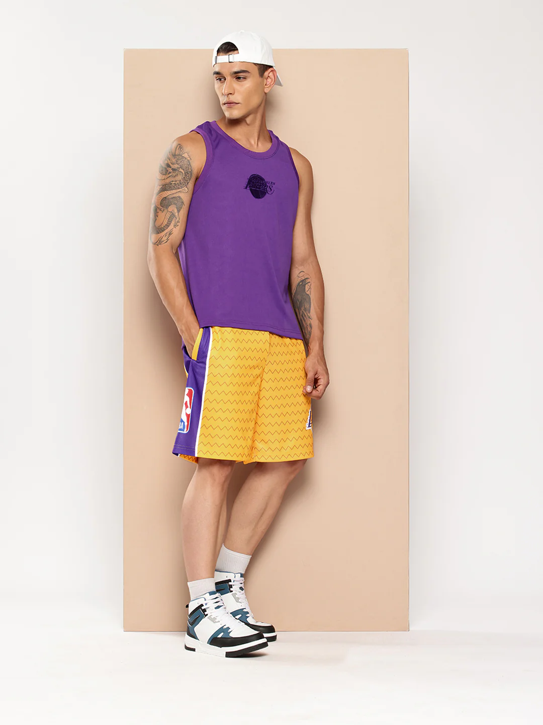 Los Angeles Lakers Game Day Shorts - Image 7