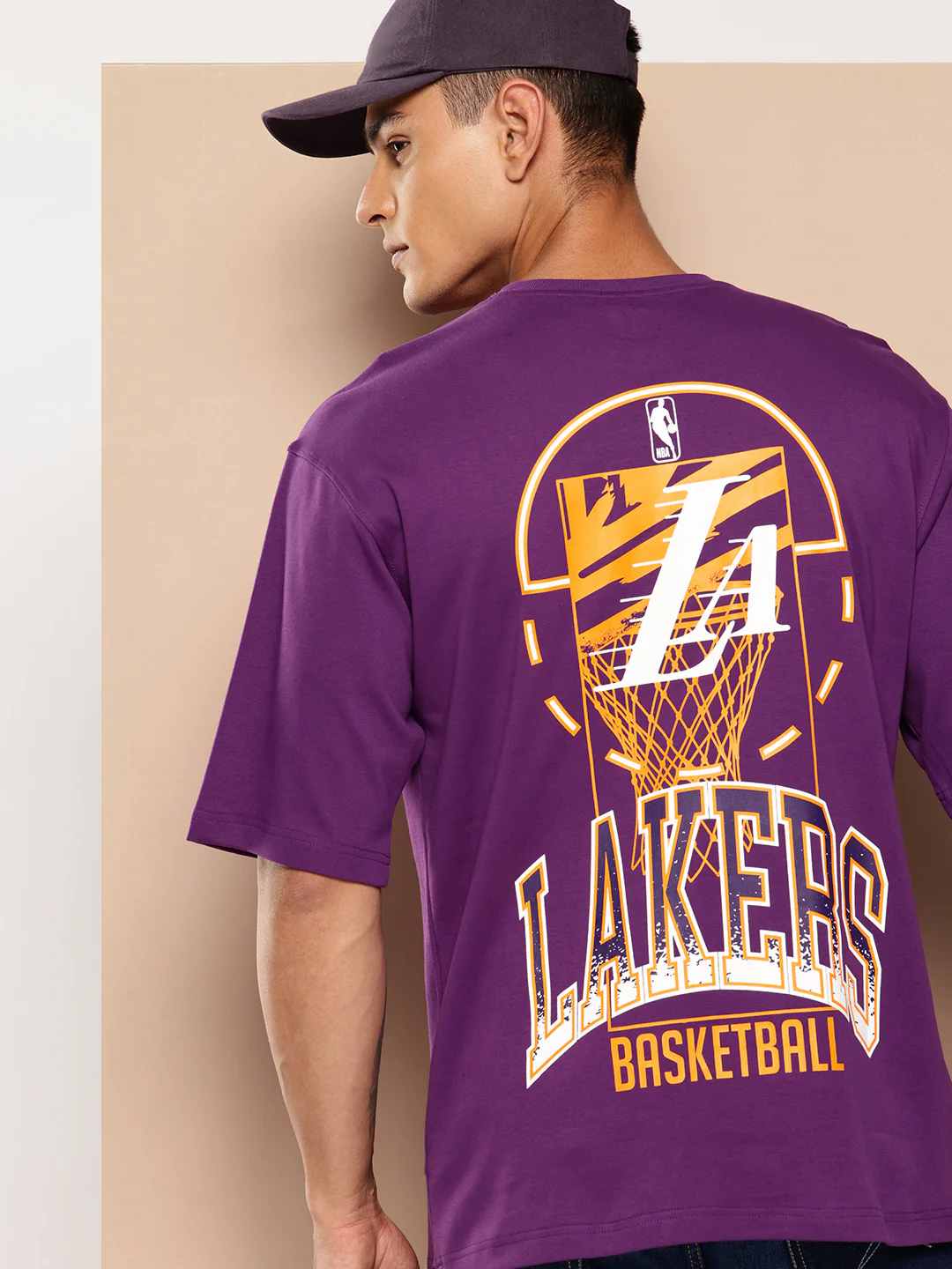 Los Angeles Lakers Graphic Oversized T-Shirt