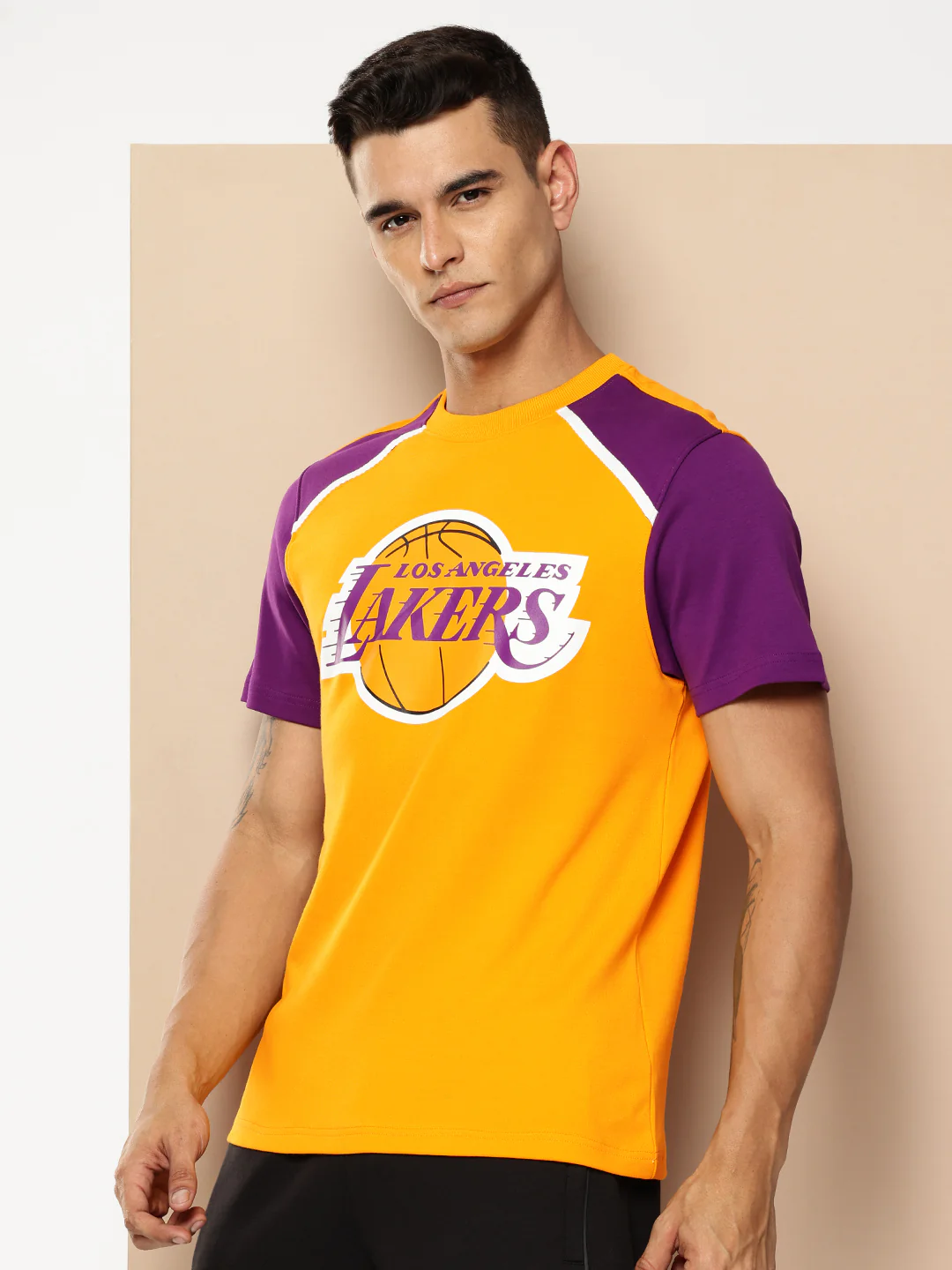 Los Angeles Lakers Printed Raglan T-Shirt - Image 4