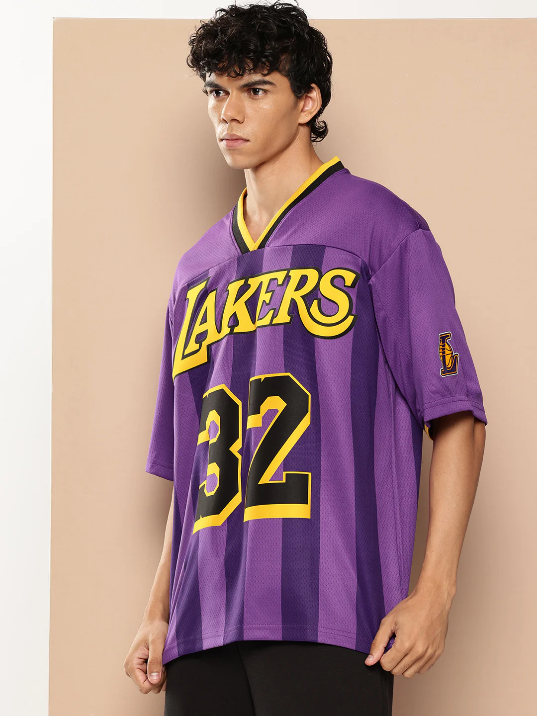 Magic Johnson Vintage Football Oversized T-Shirt - Image 6