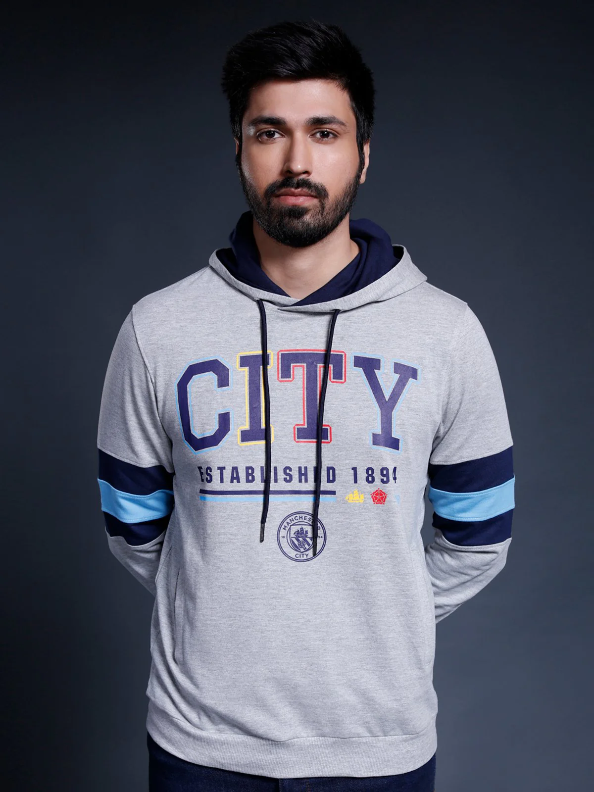 Manchester City Graphic Print Hoodie - Image 4