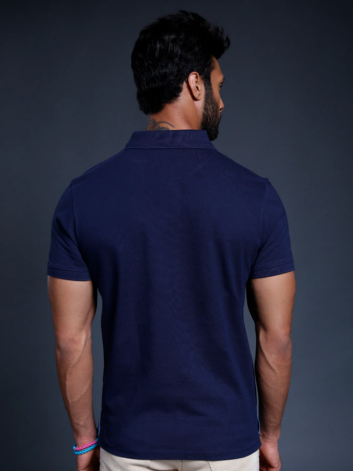 Manchester City: Classic Colourblocked Polo - Image 4
