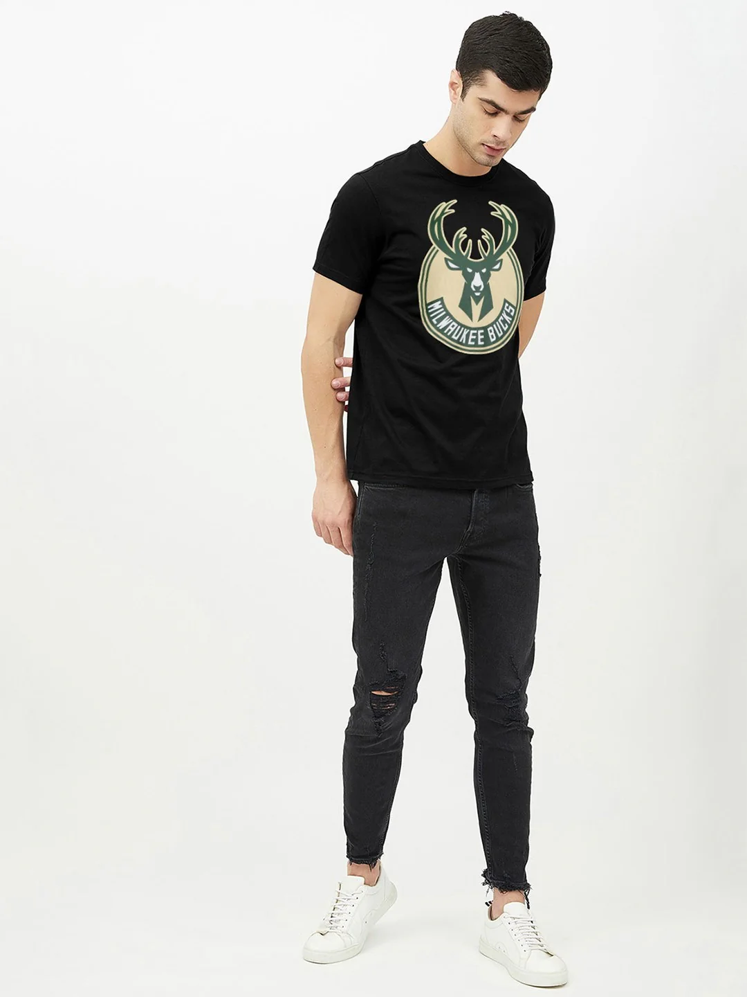 Milwaukee Bucks: Classic Crest T Shirt - Image 4