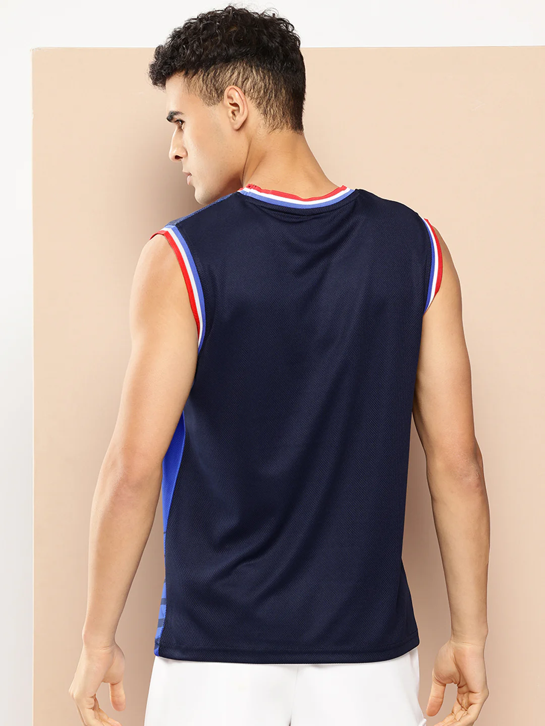 NBA: Athletic Sleeveless Jersey - Navy - Image 4
