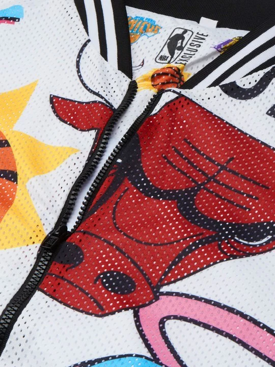 NBA: Logo Mash Lightweight Bomber Jacket - Image 4