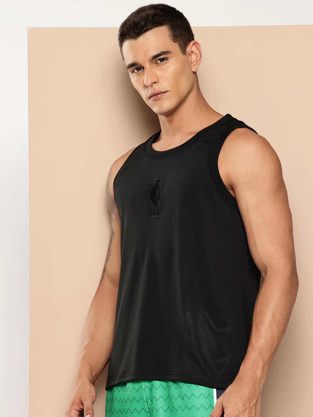 NBA Logoman Tonal Sleeveless T-Shirt - Image 3