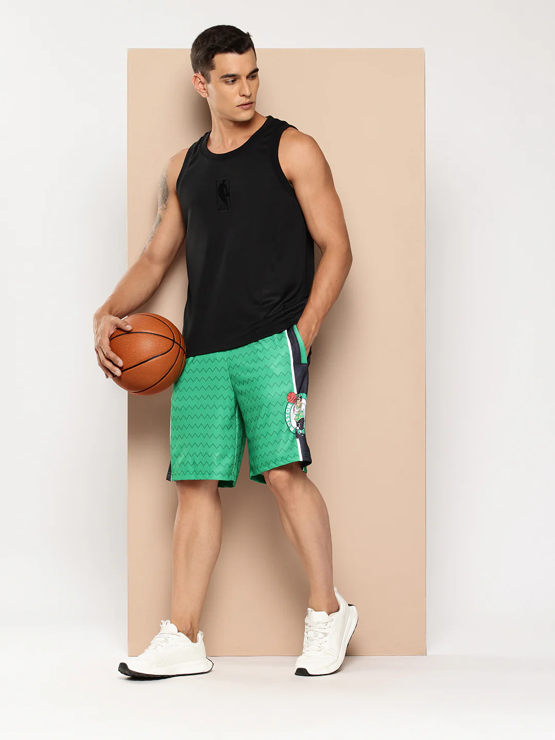NBA Logoman Tonal Sleeveless T-Shirt - Image 5