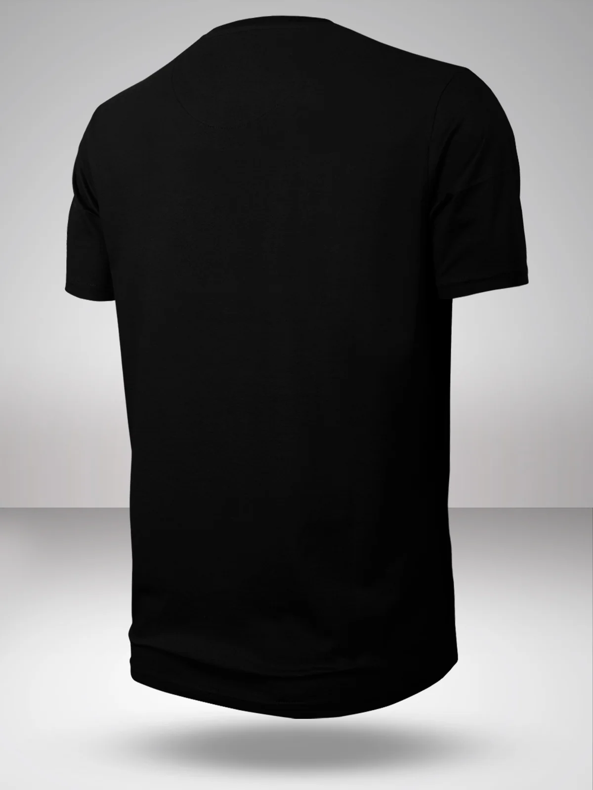 STA: Round Neck T-Shirt- Black - Image 3