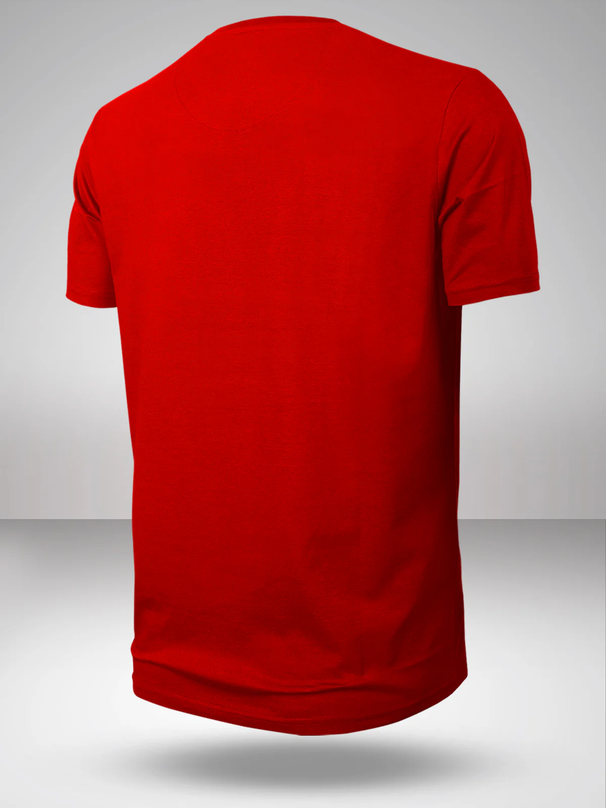 STA: Round Neck T-Shirt - Red - Image 3